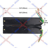 20 LED Trailer Tail Lights Bar Waterproof, DC12V Turn Signal and Parking Reverse Brake Running Lamp for Car Truck Red Amber White (2 Pack)